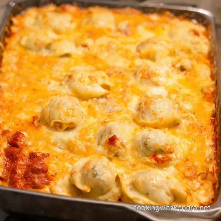 Jumbo Stuffed Shells the Cheesy Saucy Italian Comfort Food Classic presentation