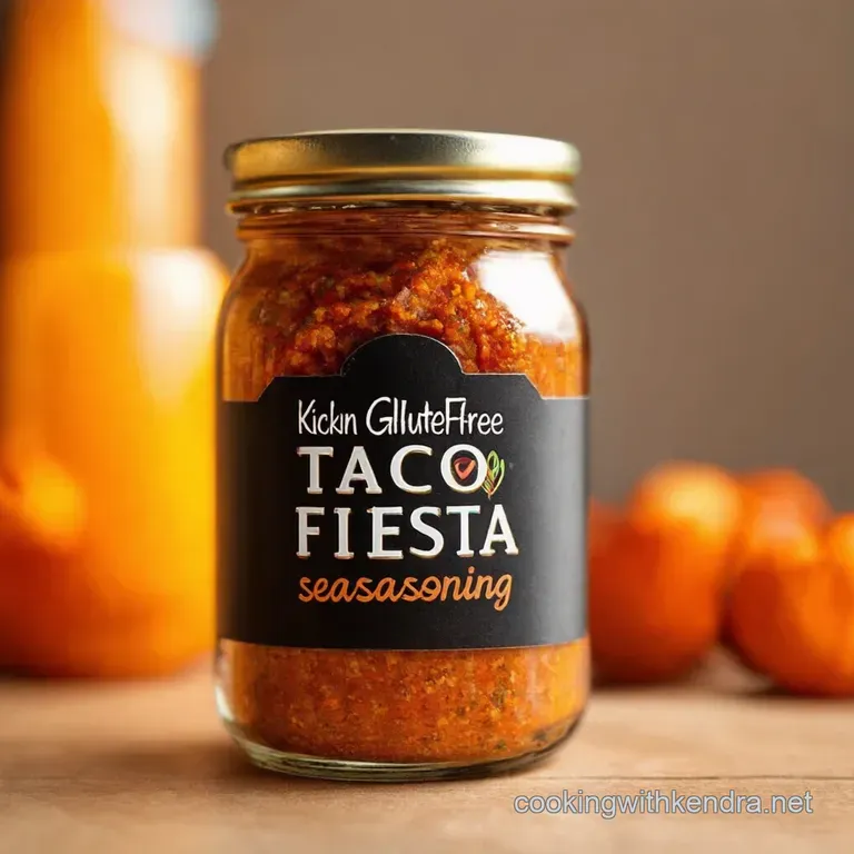 Kickin GlutenFree Taco Seasoning Fiesta in a Jar presentation
