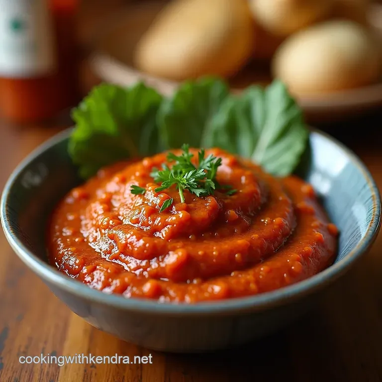 Kickin Romesco the Ultimate Spanish Sauce presentation