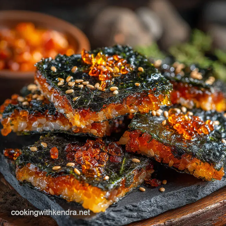 Kimbap Korean Seaweed Rice Rolls presentation