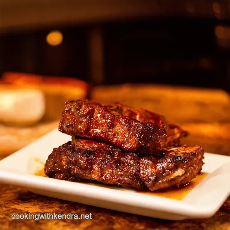 KnockYourSocksOff BBQ Beef Rib Marinade presentation