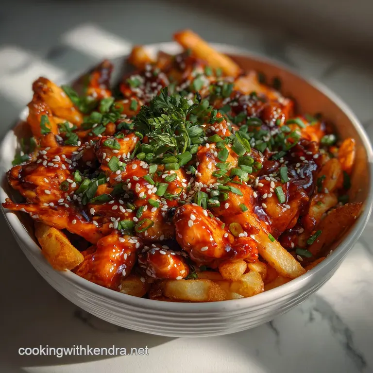 Ultimate KoreanInspired Loaded Fries: Spicy Fusion