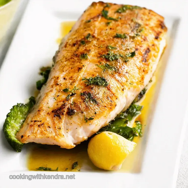 Lakeside Lemon Herb Grilled Walleye