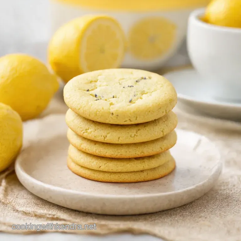 Lavender Lemon Bliss Bites Sandwich Cookies That Sing Spring presentation