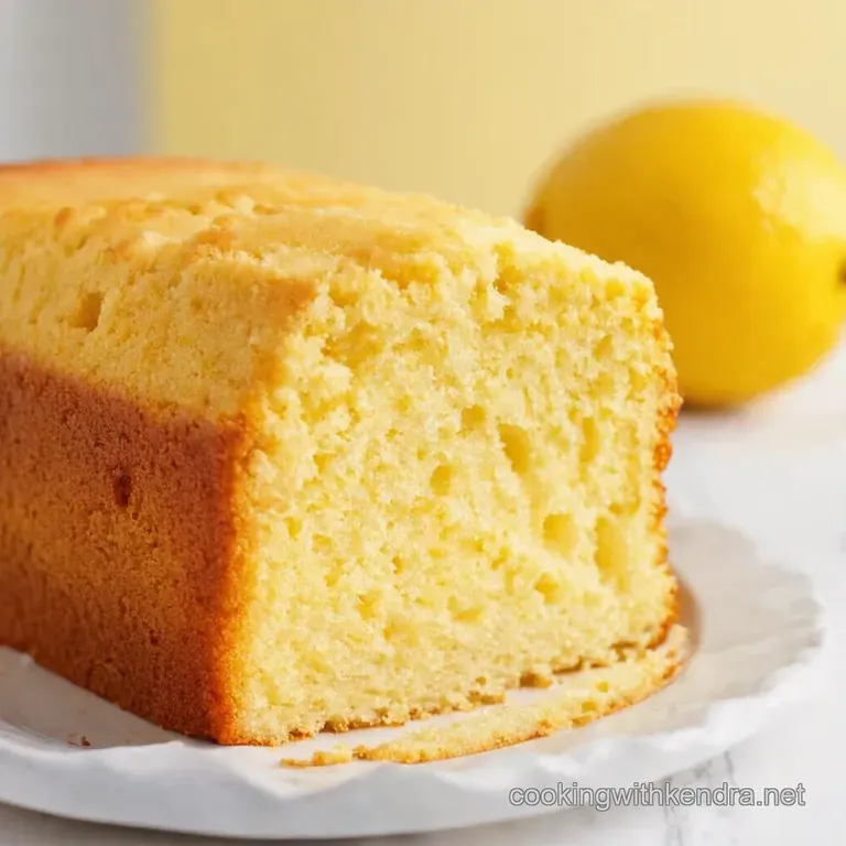 Lemon Caster Sugar Drizzle Cake A Right Proper British Bake