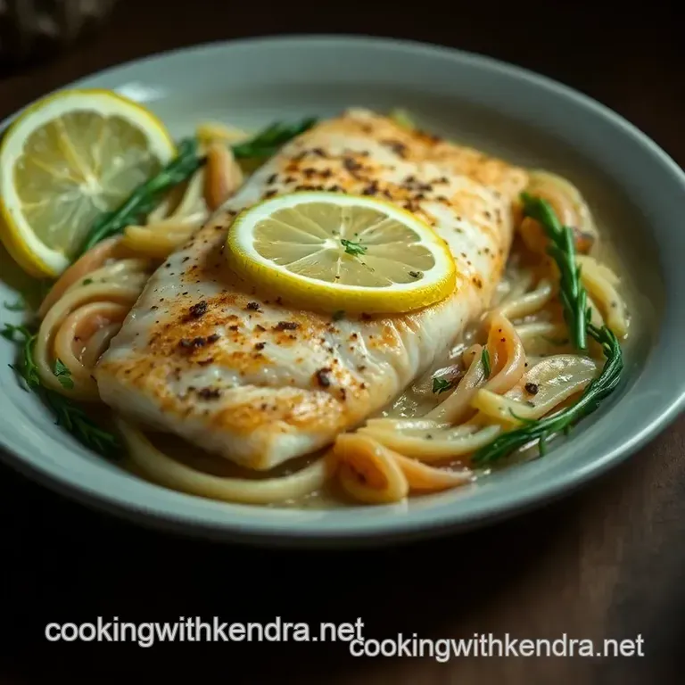 Lemon-Herb Baked Flounder: a Weeknight Wonder presentation