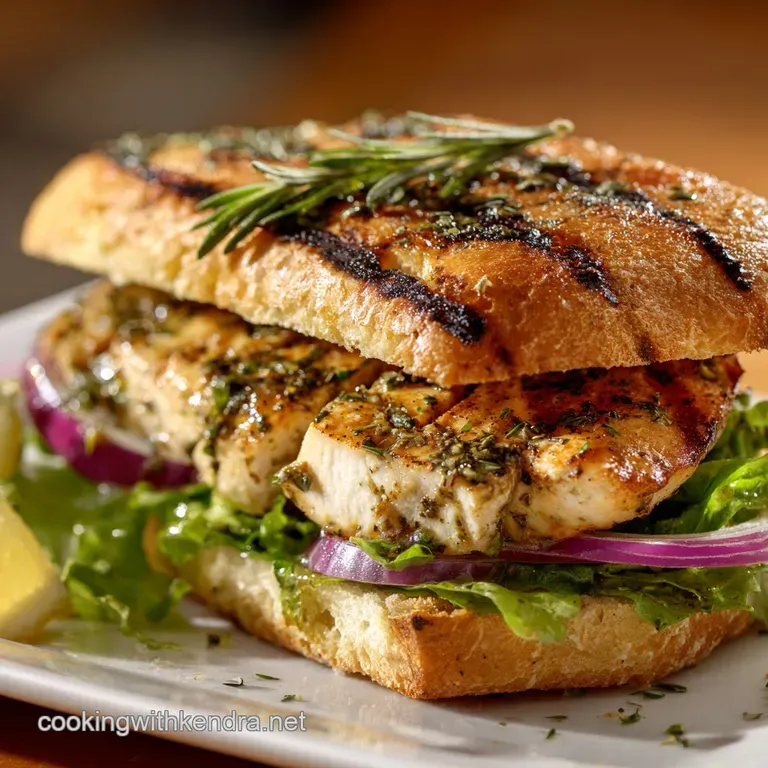 Grilled Chicken Sandwich: The Ultimate Lemon Herb Sarnie with Smoked Aioli