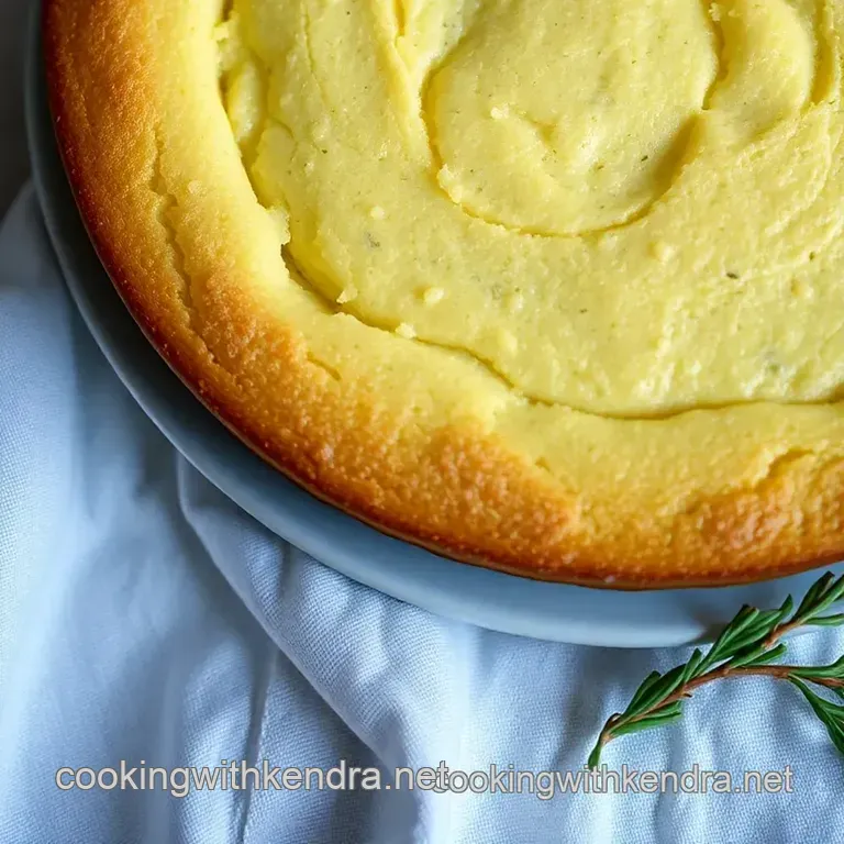 Lemon & Herb Olive Oil Cake presentation