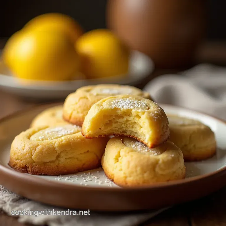 Lemonkissed Italian Thumbprint Cookies Biscotti Impronta Al Limone presentation