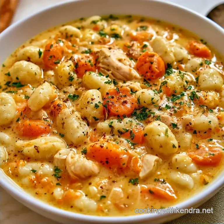 Creamy Lemon Parmesan Gnocchi Soup