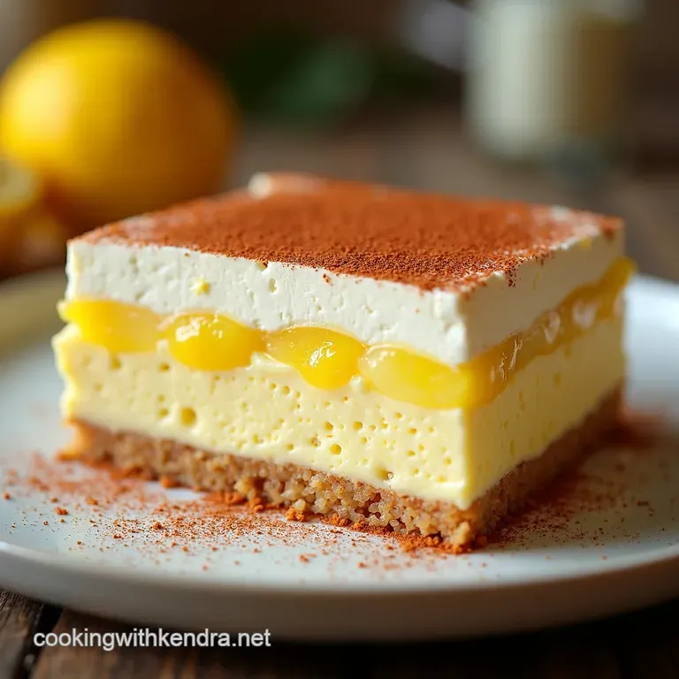 Limoncello Sunshine Tiramisu a Taste of Italy in Every Bite presentation