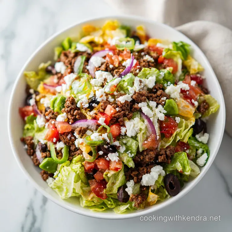 Loaded Taco Salad: Fresh and Flavorful