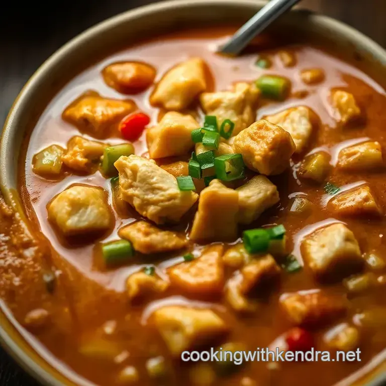 Louisiana Chicken Gumbo presentation