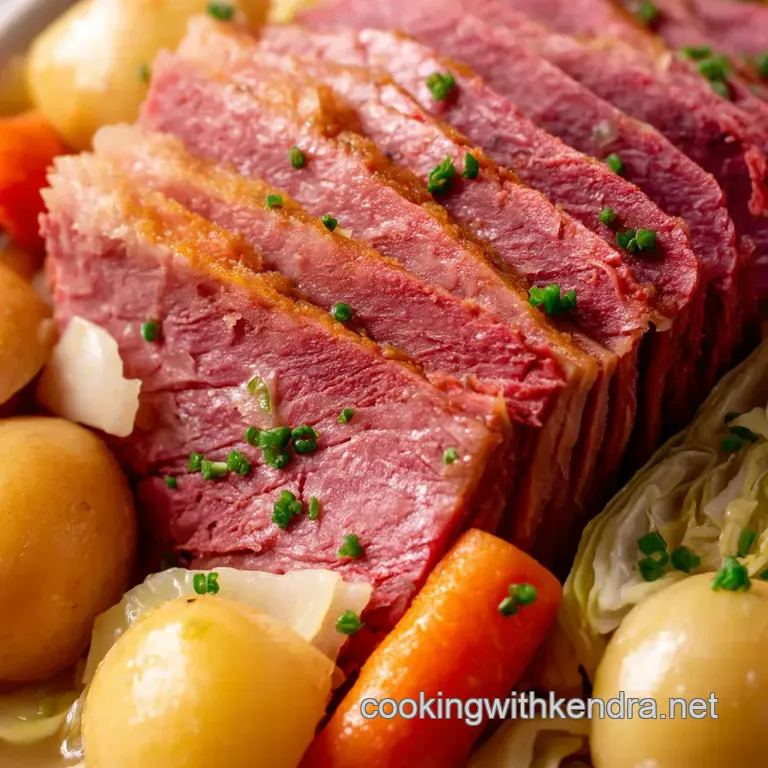 Luck O the Irish: Perfectly Tender Corned Beef and Cabbage presentation