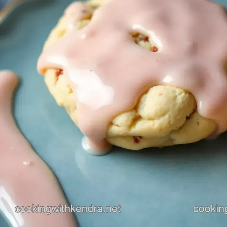 Quick & Delicious Make Strawberry Hardening Cookie Glaze Fast!