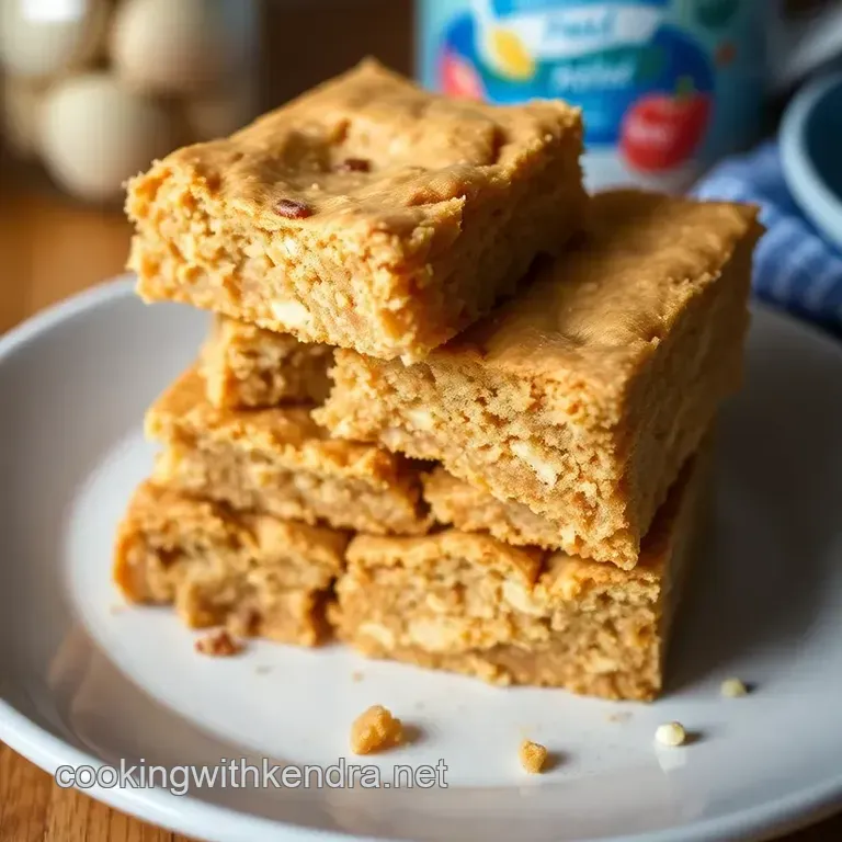 Malt Shop Blondies: Nostalgic Squares of Malted Goodness presentation