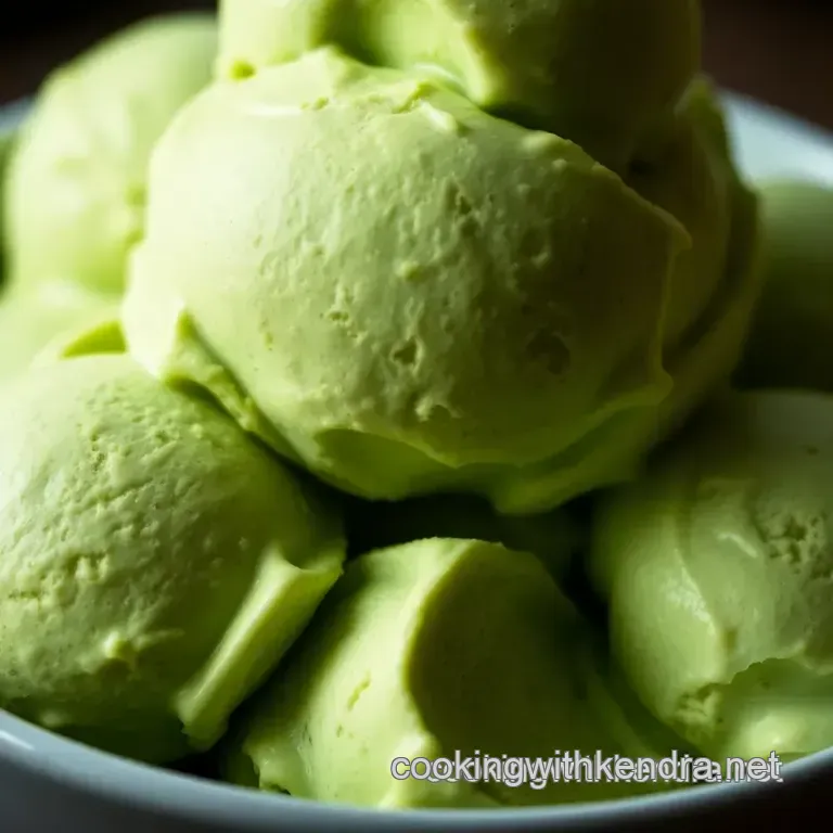 Matcha Green Tea Ice Cream: A Creamy Refreshing Delight presentation