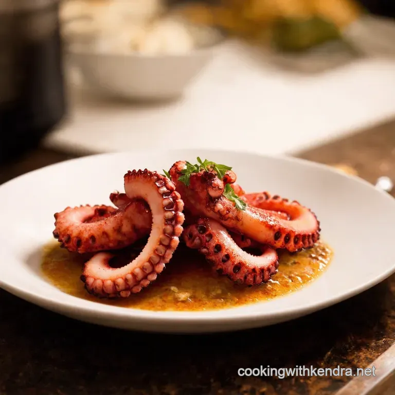 Mediterranean Braised Octopus Tenderness Without the Tentacles of Terror presentation