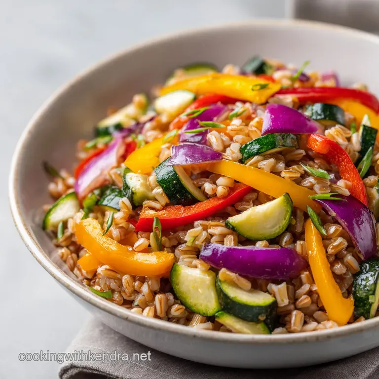 Mediterranean Farro Salad: Nutty and Bright