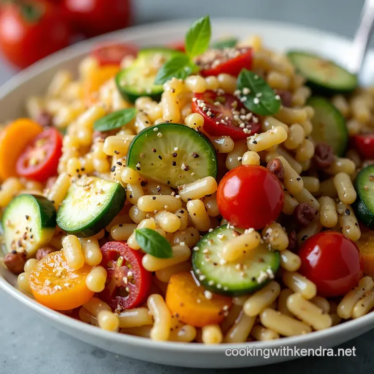 Mediterranean Orzo Salad with LemonHerb Vinaigrette