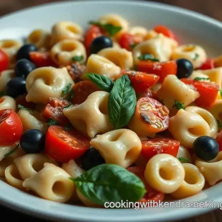 Mediterranean Tortellini Pasta Salad