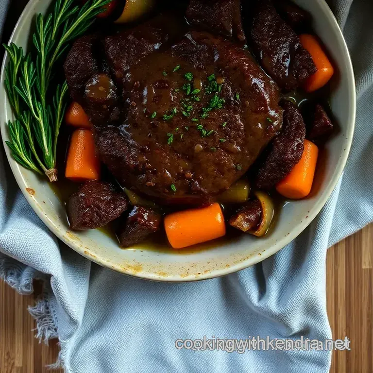 Melt-in-Your-Mouth Oven-Braised Chuck Steak presentation