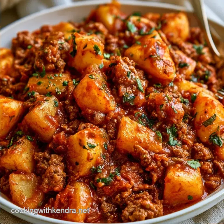 Authentic Mexican Picadillo with Potatoes