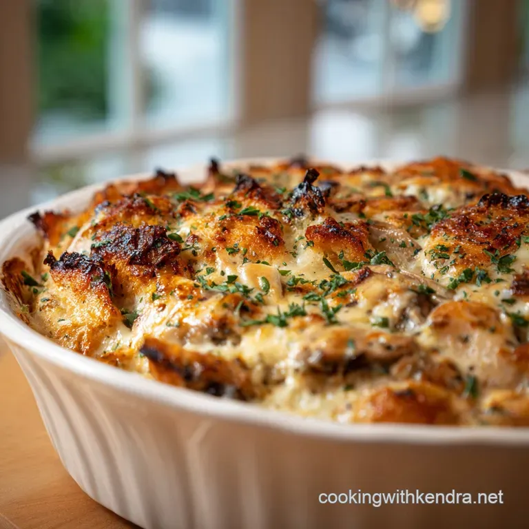 Million Dollar Chicken: Rich Creamy and Utterly Indulgent Baked Dinner presentation