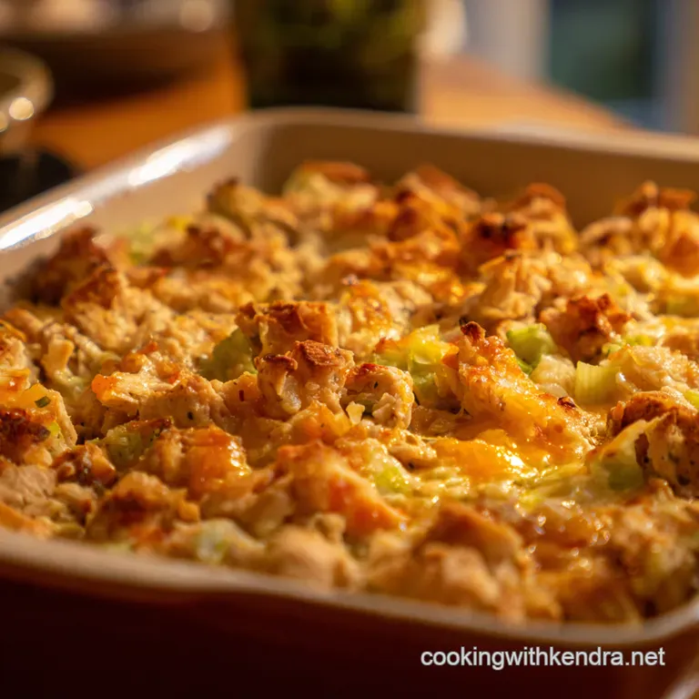Million Dollar Chicken Casserole the Comfort Food Classic presentation