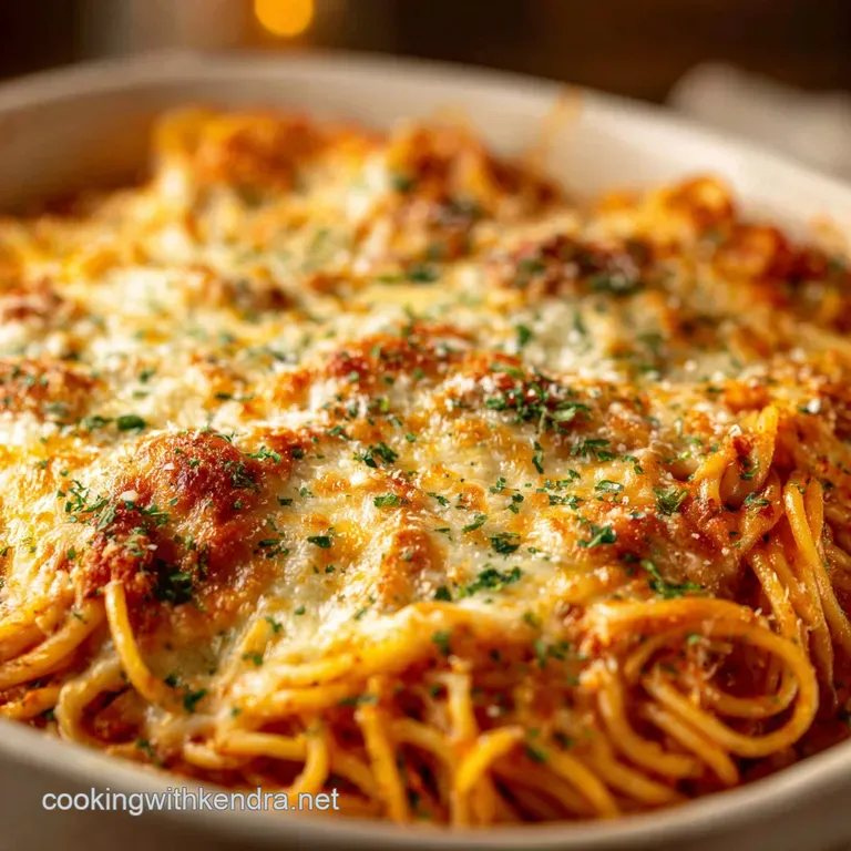Million Dollar Spaghetti: the Ultimate Cheesy Baked Pasta Dinner presentation