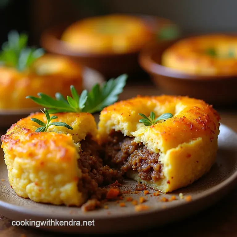 Minced Lamb Carrot Kugel presentation