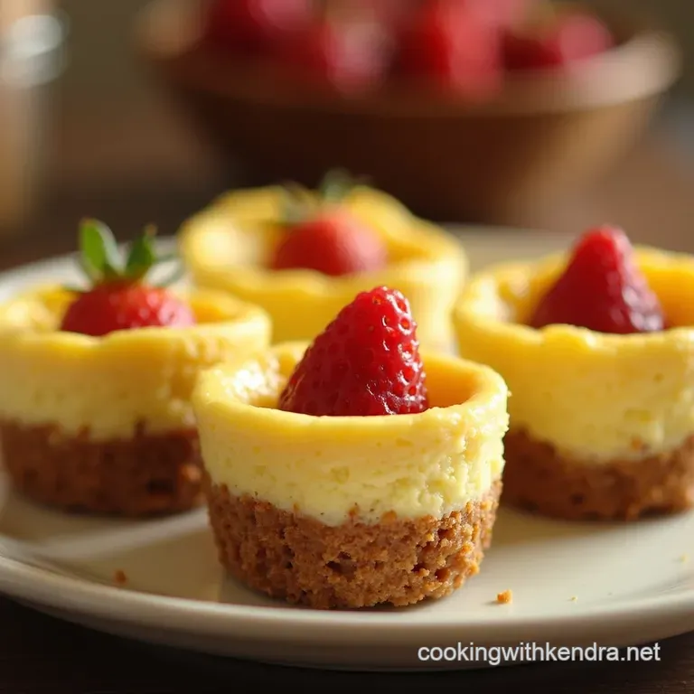 Mini Cheesecakes in Cups Nobake Bliss presentation