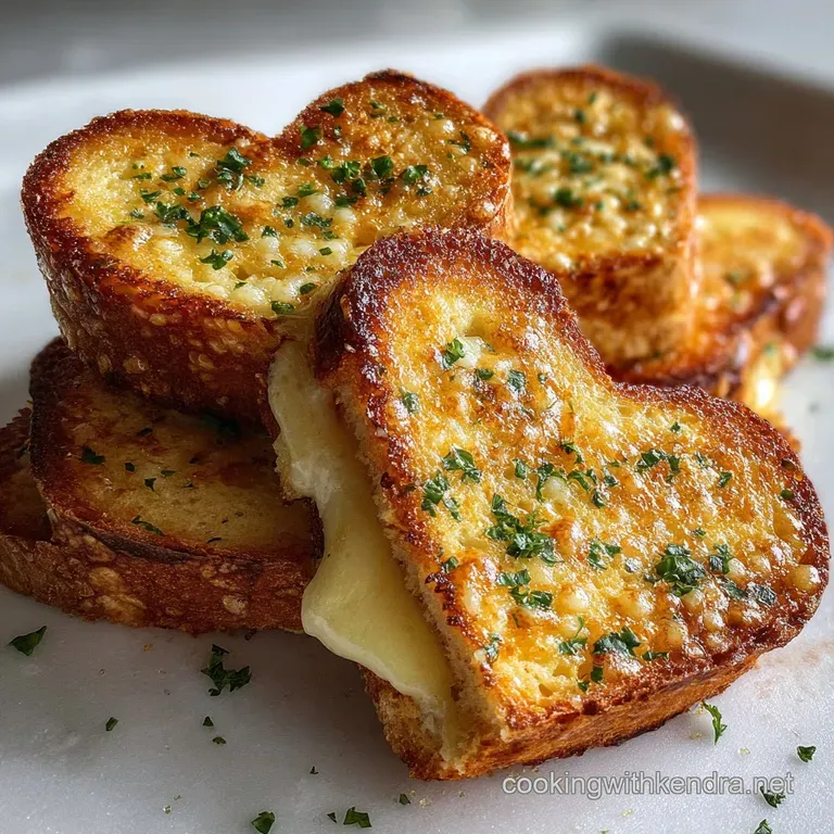 Elegant plating of a mini grilled cheese heart, showing the crisp, toasted bread and melted cheese pull against a white pl...