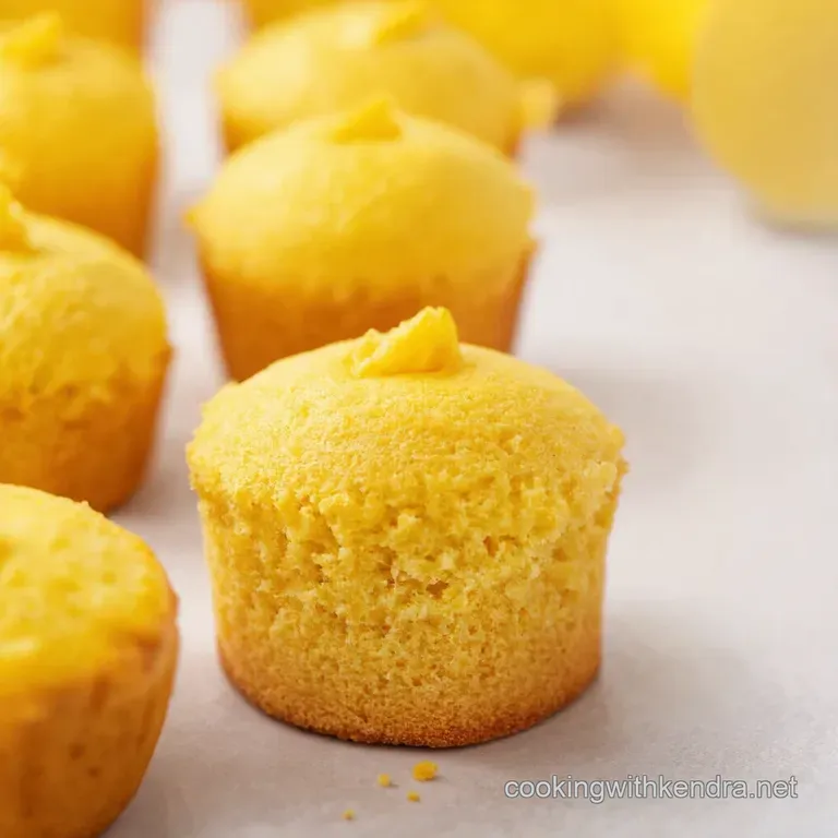 Mini Lemon Raspberry Victoria Sponges presentation