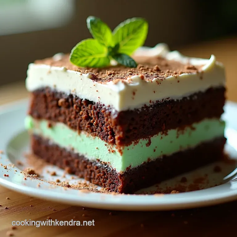 Mint Chocolate Magic the Easiest Nobake Icebox Cake Ever presentation