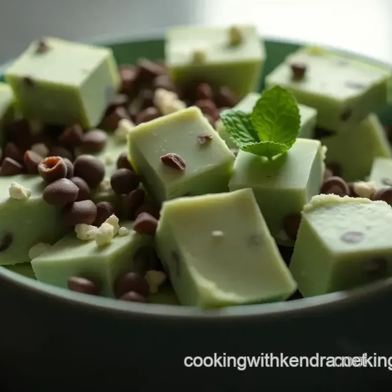 Minty Bliss: Easy Homemade Creme de Menthe Fudge Recipe