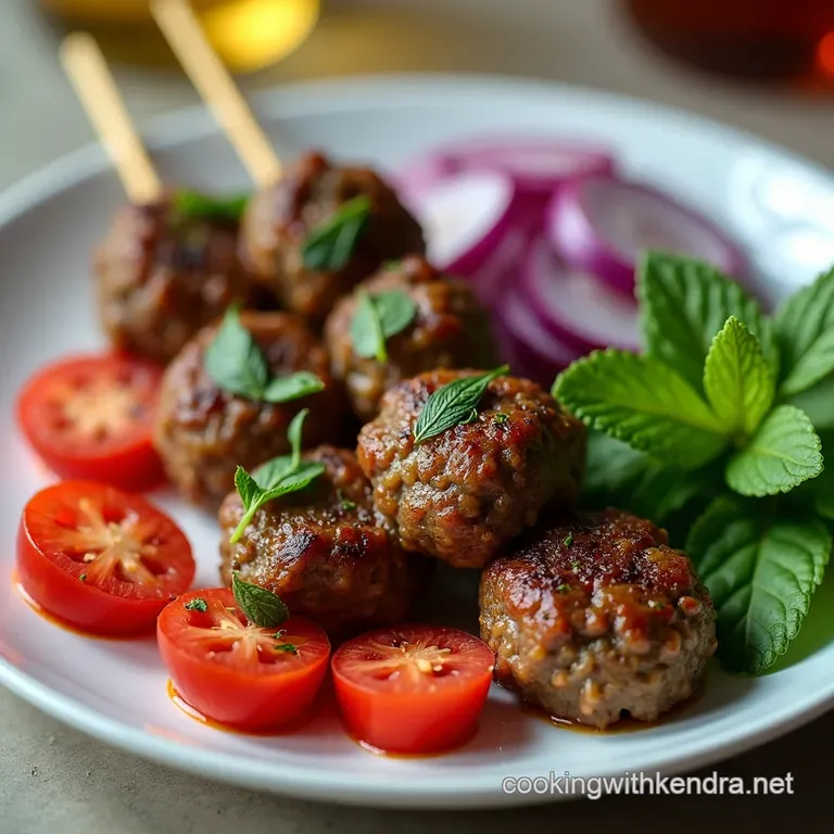 Minty Lamb Mince Kebabs A Taste of Summer