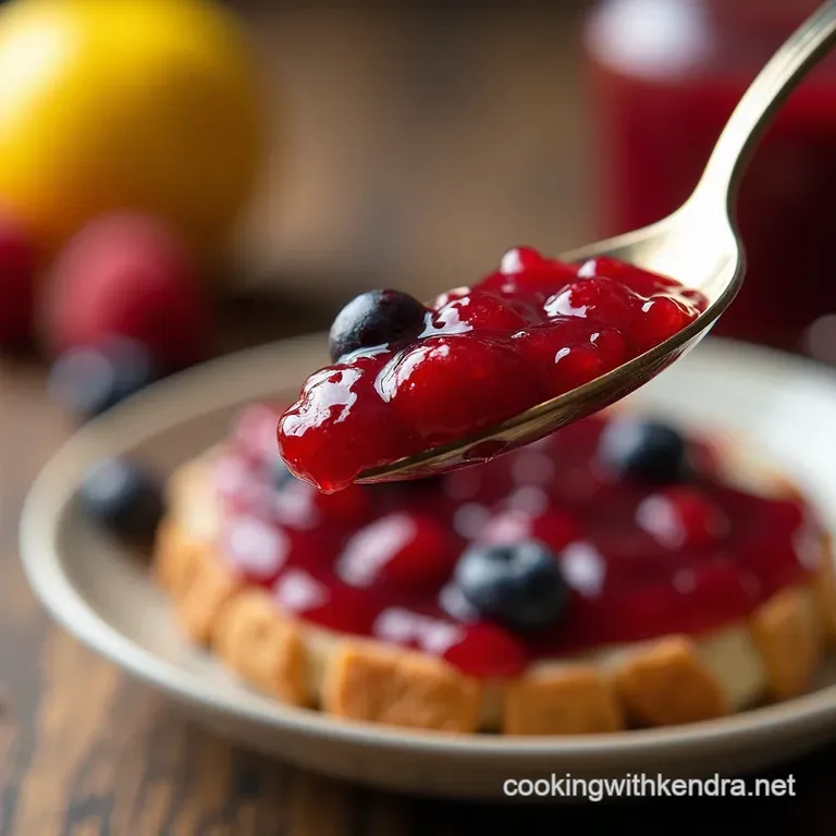Mixed Berry Vanilla Bean Jam a Spoonful of Sunshine presentation