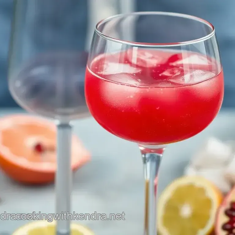 Pomegranate Fizz: A Delightful Refreshing Cocktail