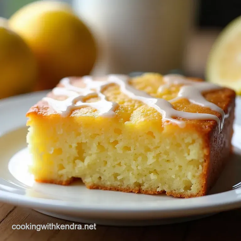 The Sparkling Secret Classic 7UP Lemon Drizzle Cake