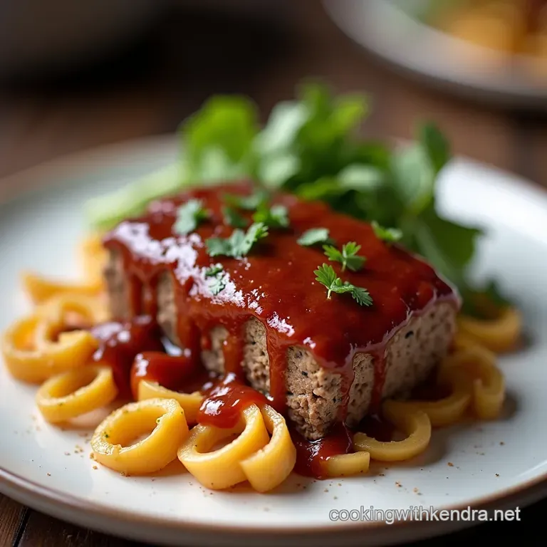 The Great British BakeOff Winners Moist Meatloaf with Smoky Ketchup Glaze