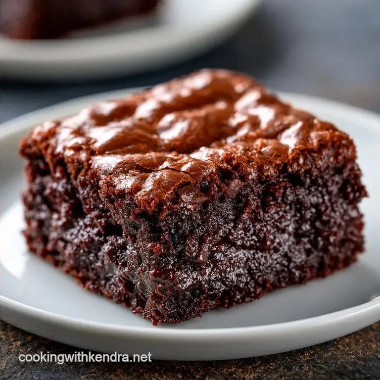 Moist Grated Zucchini Brownies in 40 Minutes
