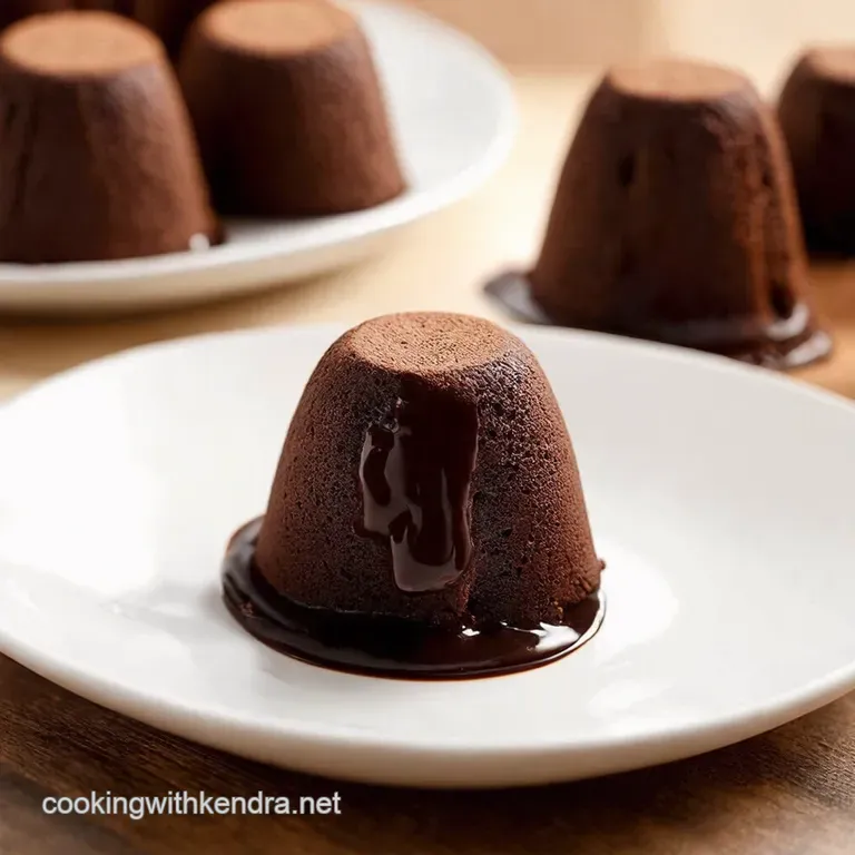 Molten Chocolate Lava Cakes a Slice of Chocolate Heaven presentation