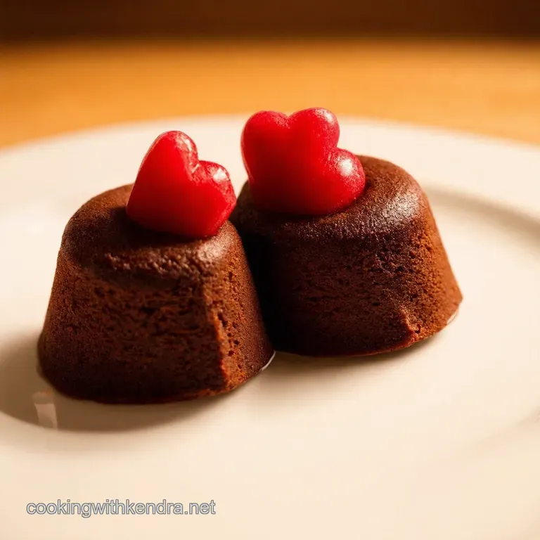 Molten Chocolate Lava Cakes for Two Valentines Day Edition presentation