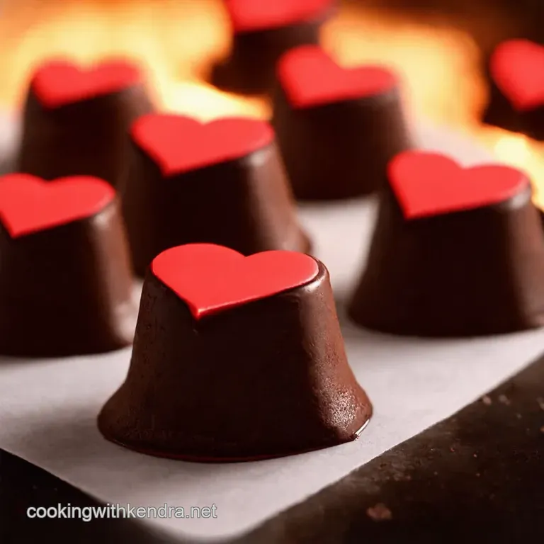 Molten Chocolate Lava Hearts presentation