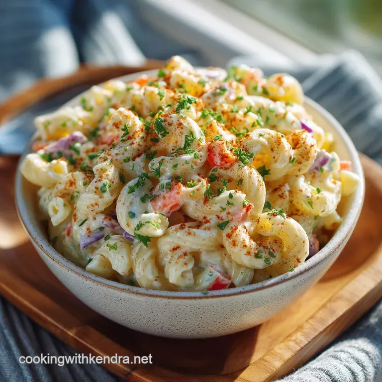 Proper Moms Classic Macaroni Salad the Bbq Musthave presentation