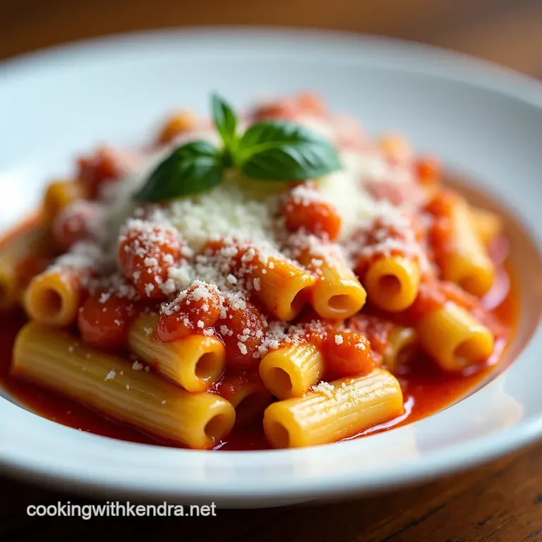 Nanas Famous But Easy Baked Ziti
