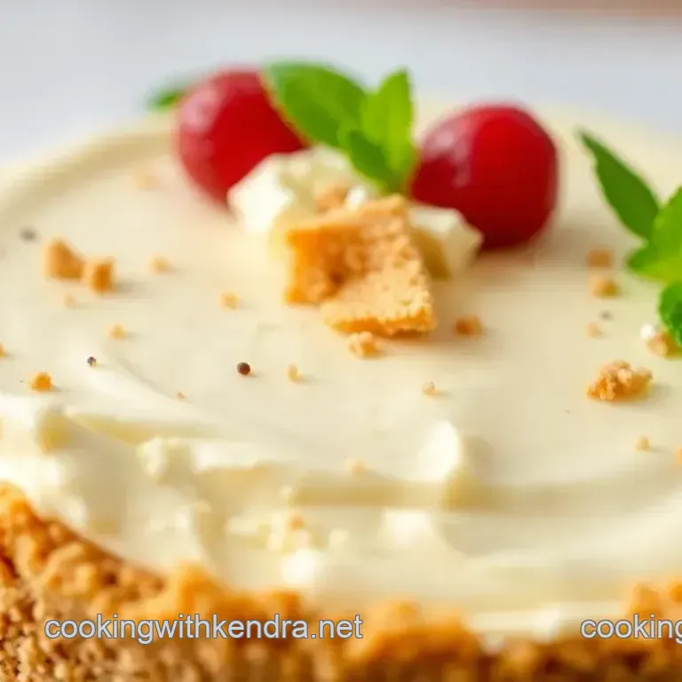 Luscious No-Bake Cheesecake with Creamy Filling