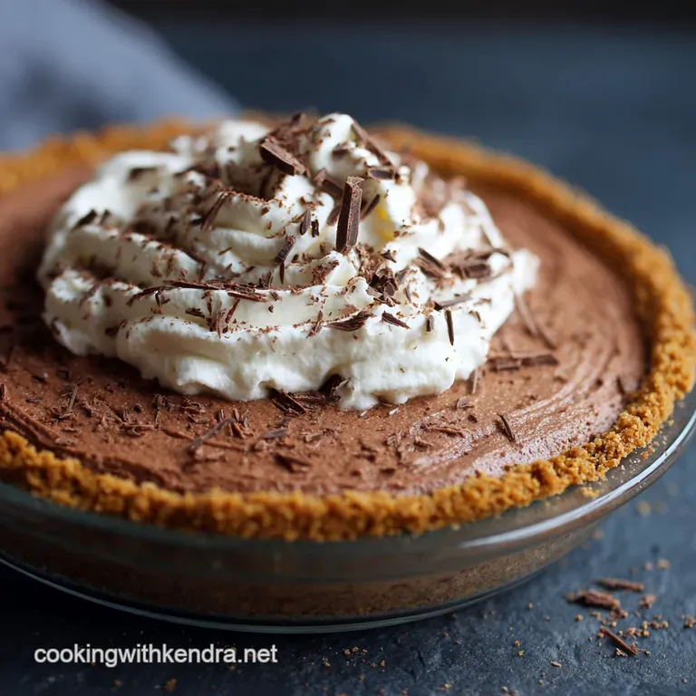 The Decadent NoBake Midnight Kiss Hershey Pie