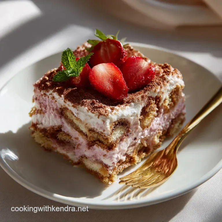 NoBake Strawberry Tiramisu Dessert The Ultimate Easy Summer Delight